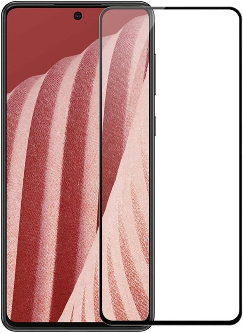 fonefunshop Compatible With Samsung A73 5G Budi 11D Full Cover with Black edge Tempered Glass Screen Protector