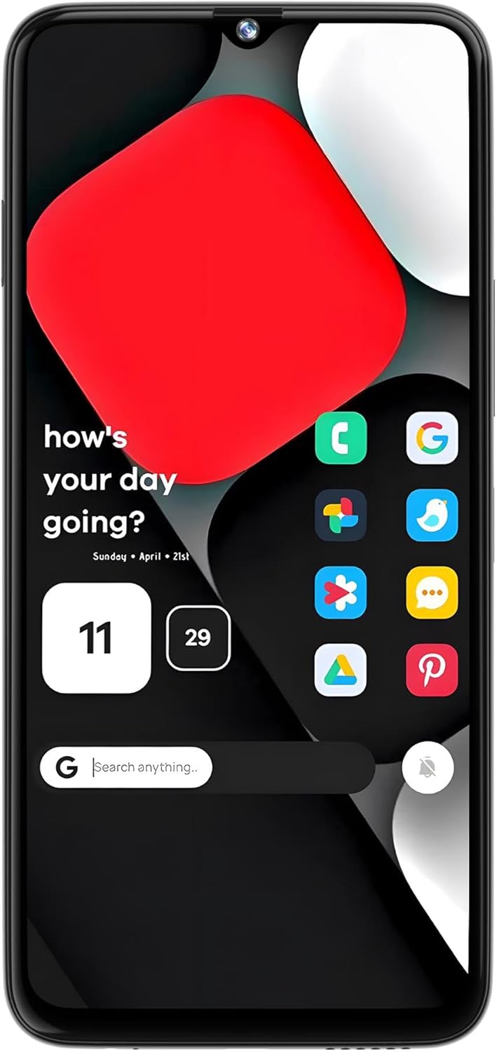 POZZI Turbo 6.79” HD+ Display | 128GB + 6GB RAM | 4G LTE Unlocked Smartphone | Android 14 | Octa Core Processor | 50MP Camera | 5,000 mAh Battery | Dual Nano SIM | Black | Compatible with T-Mobile