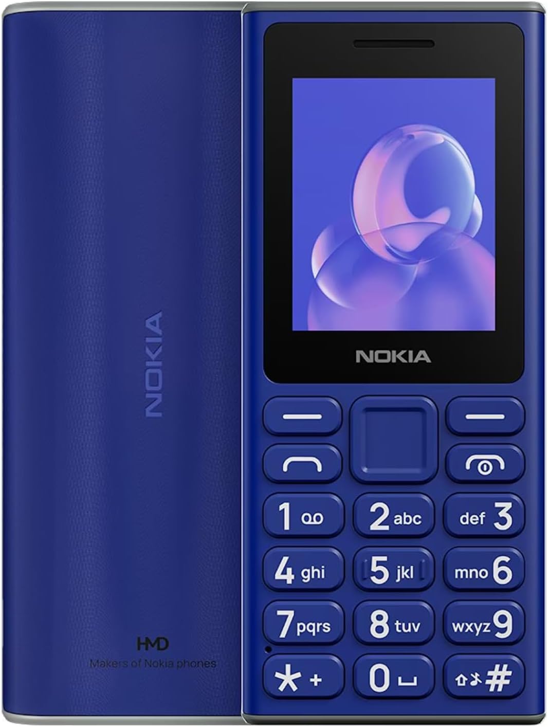 Nokia 105 2G (TA-1683) Dual Sim | International Model | Feature Phone with 2G Capabilities Only | Not for Verizon, Sprint, Xfinity, ATT, Cricket – (Blue)