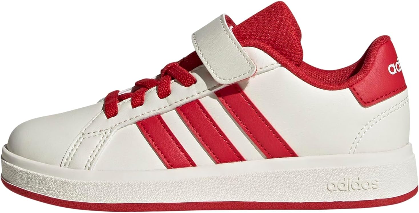 adidas Kids’ Grand Court 2.0 Elastic Lace & Strap