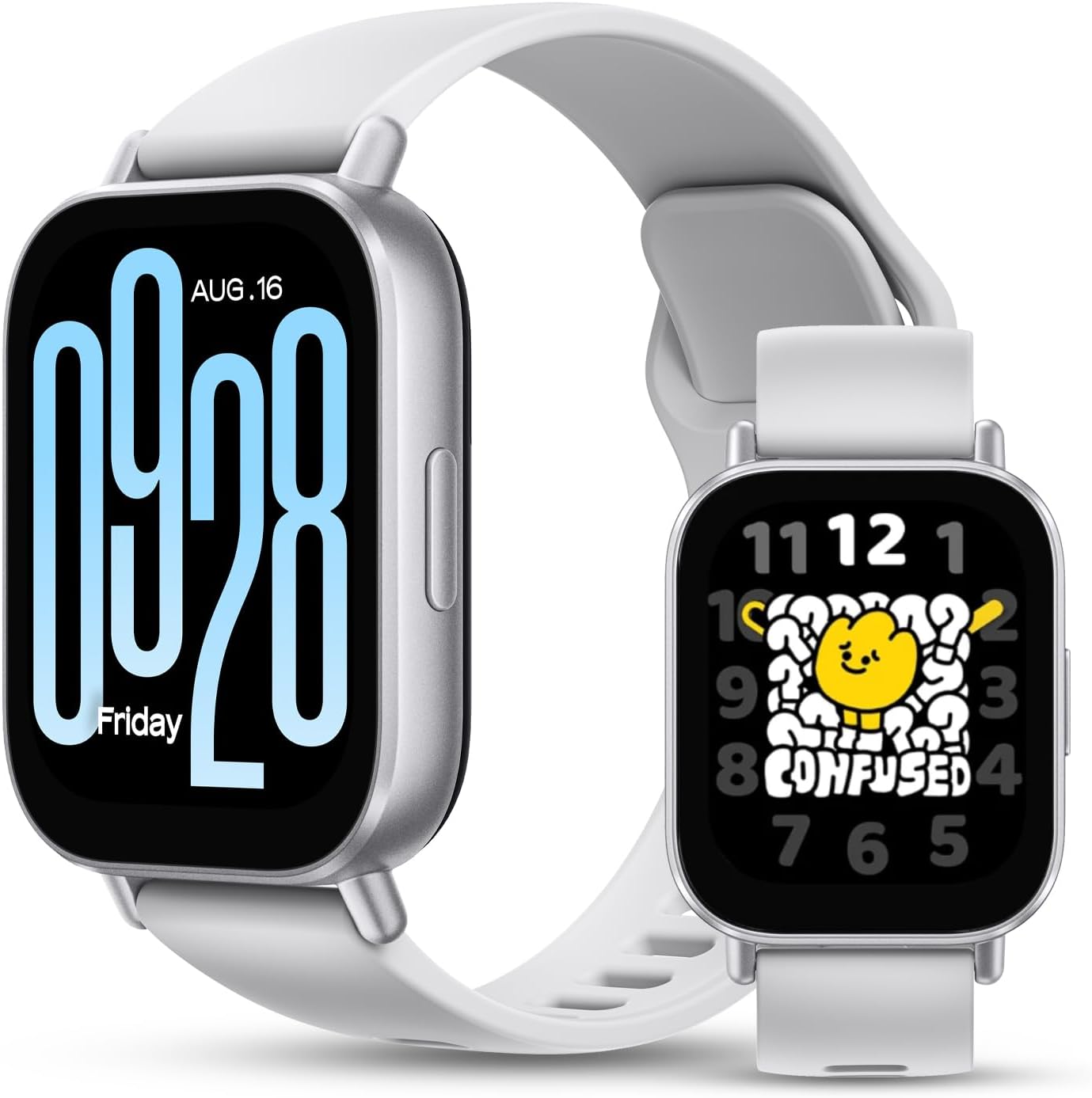 Xiaomi Redmi 5 Active Smart Watch, Step Counter Sport Watch for Women Men with 2″ LCD Large Display, 140 Sports Modes, 5ATM Waterproof (Active-Matte Silver)