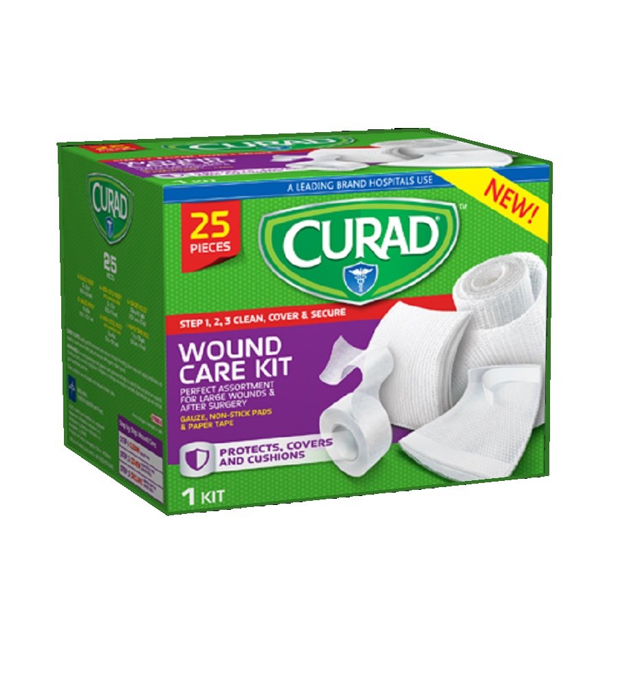 CURAD 25-Piece Wound Care Kit.