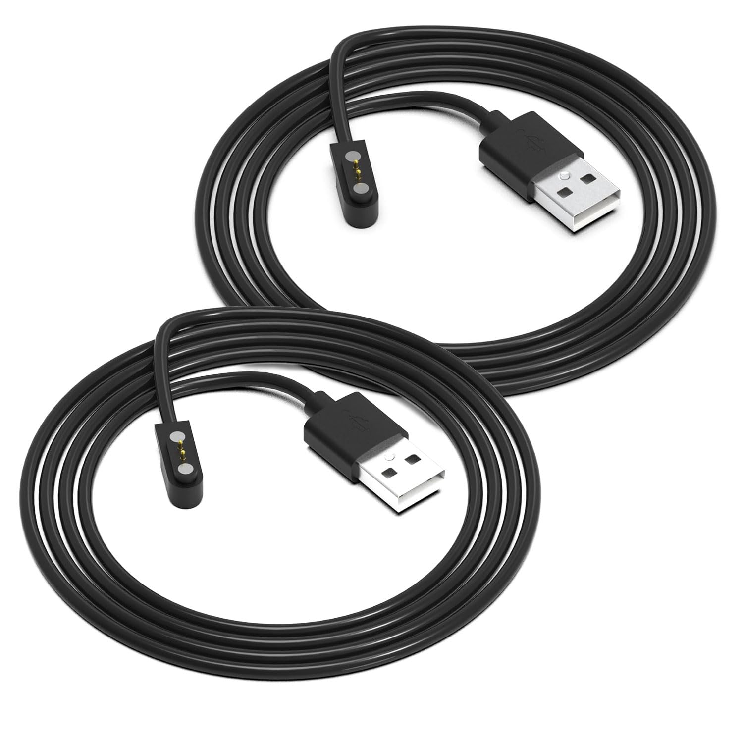 [2 Pack] Charger Compatible with Cubitt Aura Pro/Aura/Viva Pro/Viva, 2FT Smart Watch Replacement USB Charging Magnetic Cable Cord