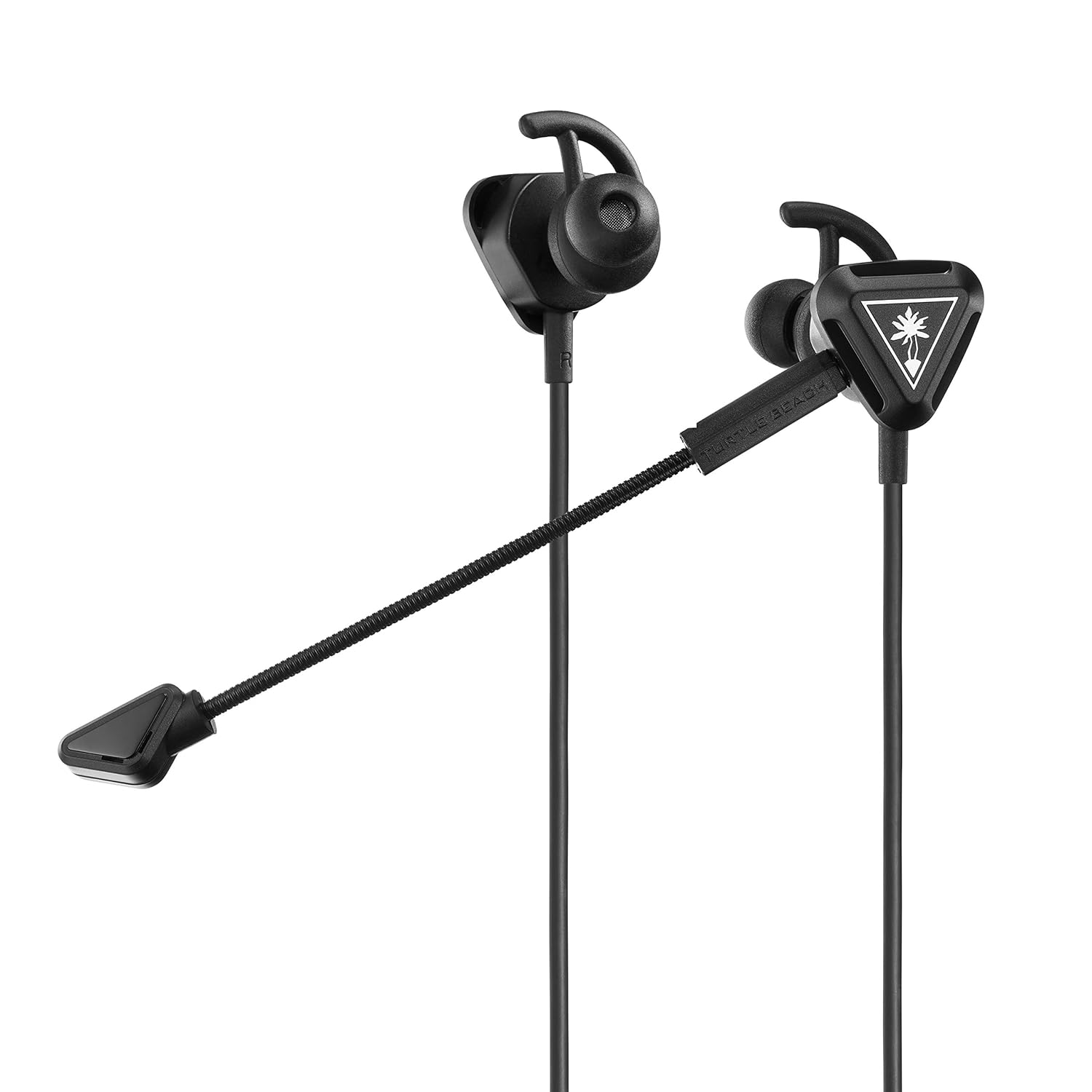 Turtle Beach Battle Buds In-Ear Gaming Headset – Mobile & PC with 3.5mm, Xbox Series X, Xbox Series S, Xbox One, PS5, PS4, PlayStation – Lightweight, In-Line Controls, Black