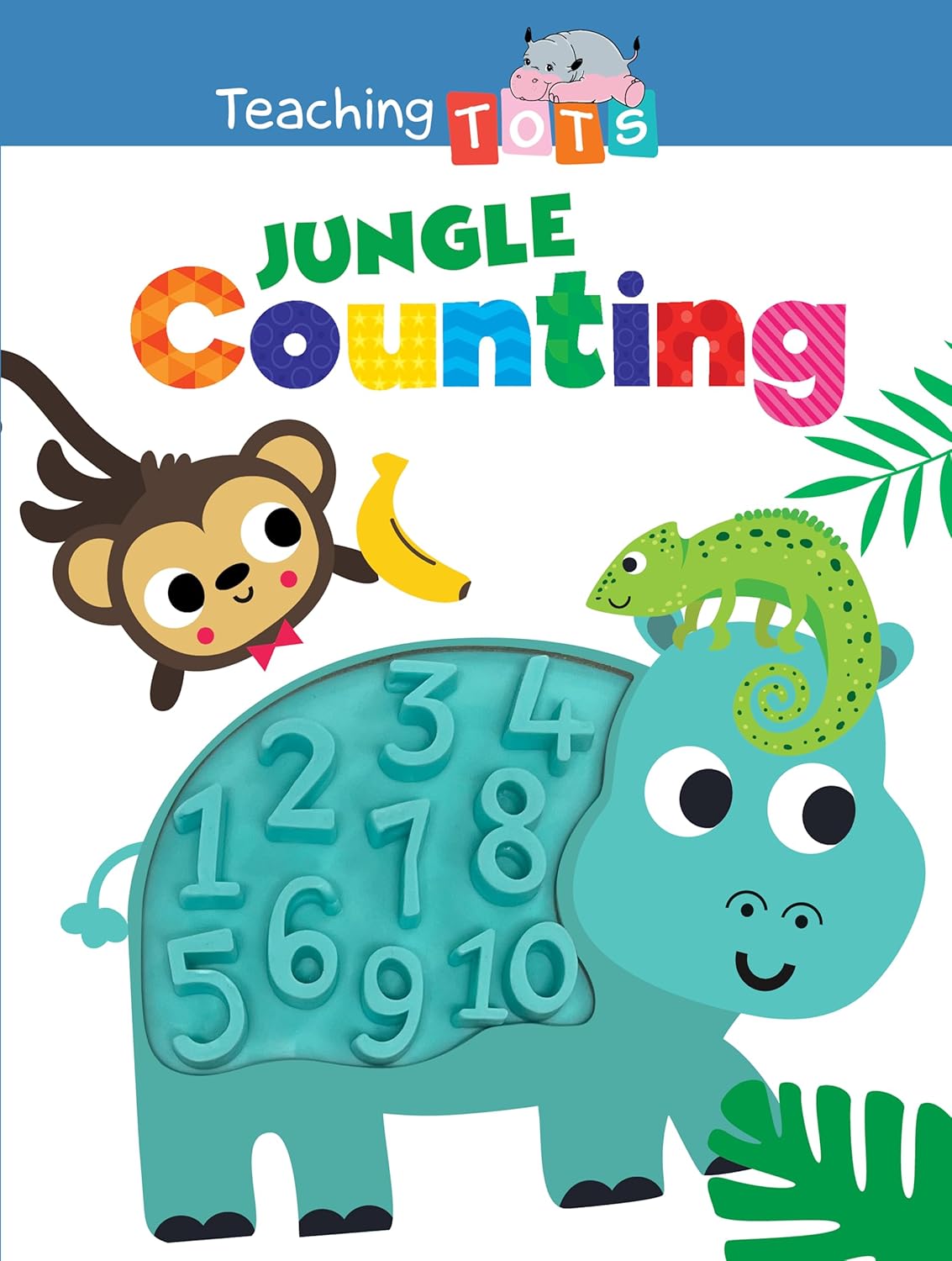 Jungle Counting – Silicone Touch and Feel Board Book – Sensory Board Book (Touch & Feel Sensory Board Books for Baby & Toddler Time)