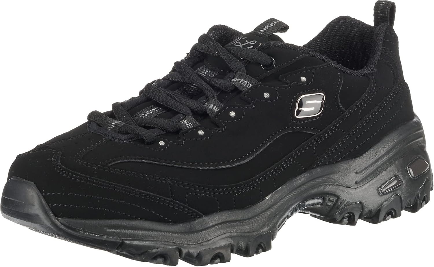 Skechers Sport Women’s DLites-Play On Memory Foam Lace-up Sneaker