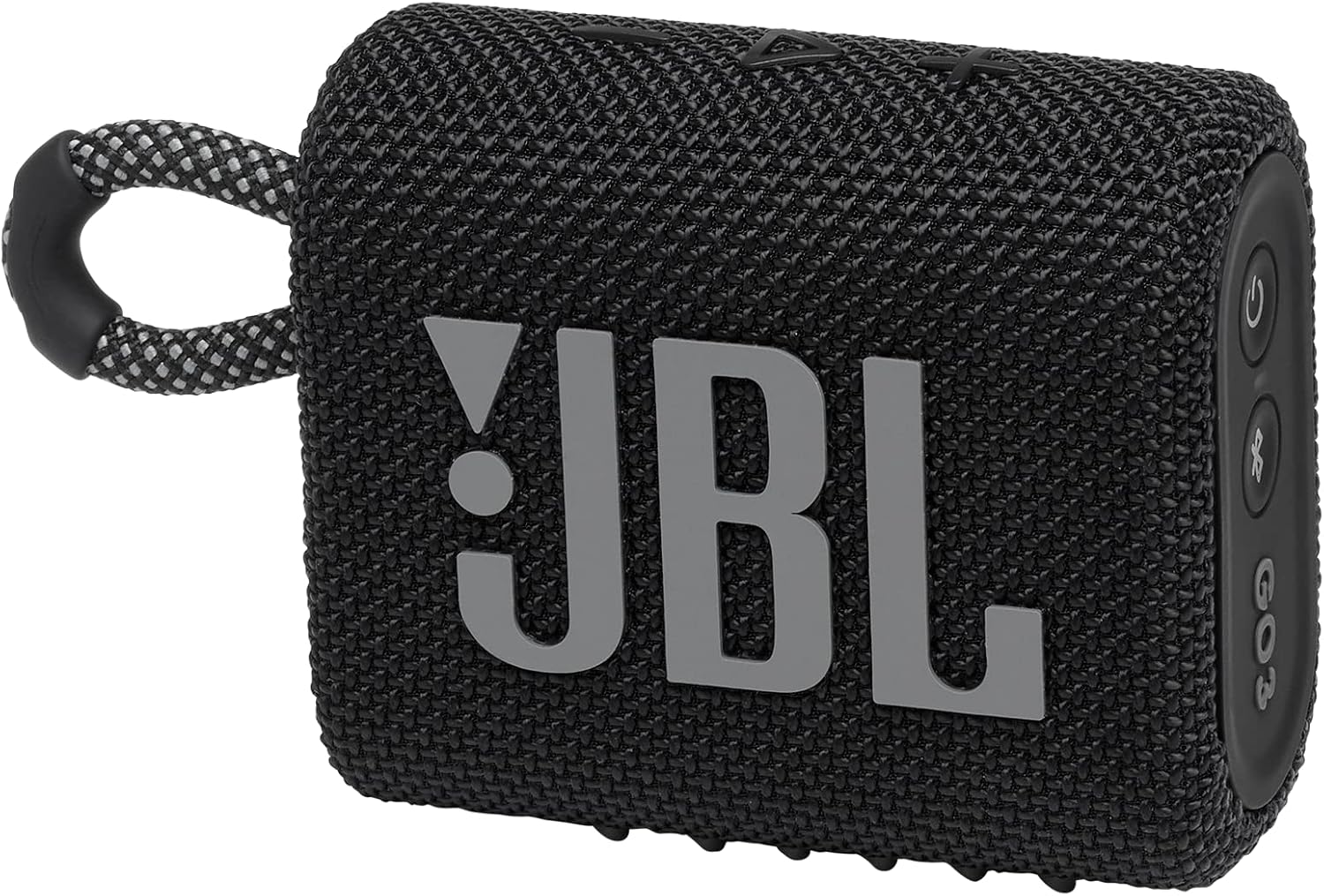 JBL Go 3 – Portable Mini Bluetooth Speaker, big audio and punchy bass, IP67 waterproof and dustproof, 5 hours of playtime, speaker for home, outdoor and travel (Black)