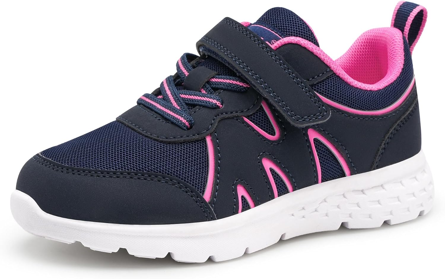 Stelle Girls Sneakers Kids Tennis Shoes with Non-Slip Sole Lightweight Breathable Athletic Sports Running Shoes for Toddler/Little Kid/Big Kid