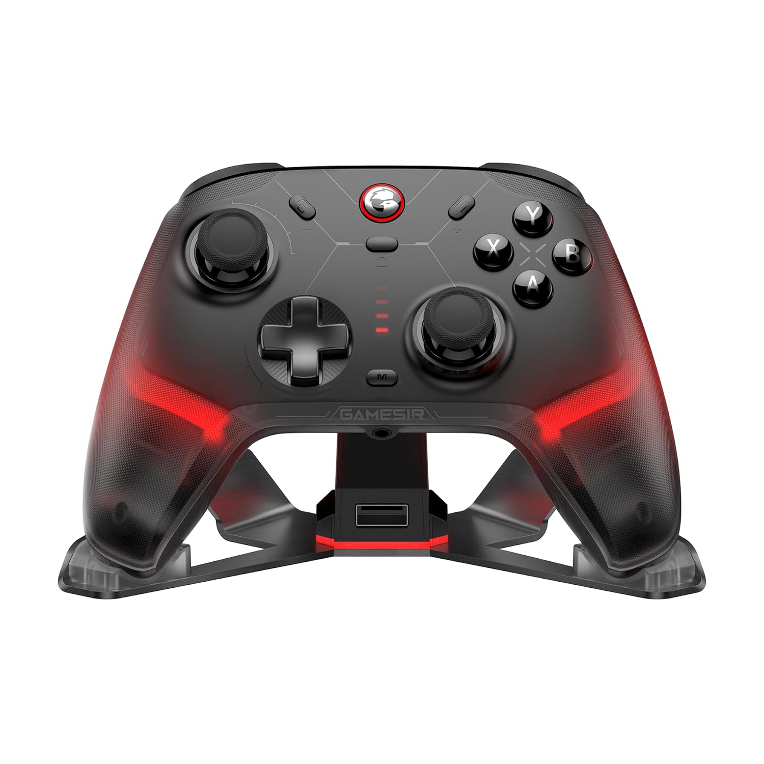 GameSir Cyclone 2 Wireless Controller – 1000Hz Polling Rate, TMR Joysticks, Hall/Micro 2-in-1 Triggers for PC/Switch/Switch 2/Android/iOS, PC Gaming Controller with Charging Dock (Black)