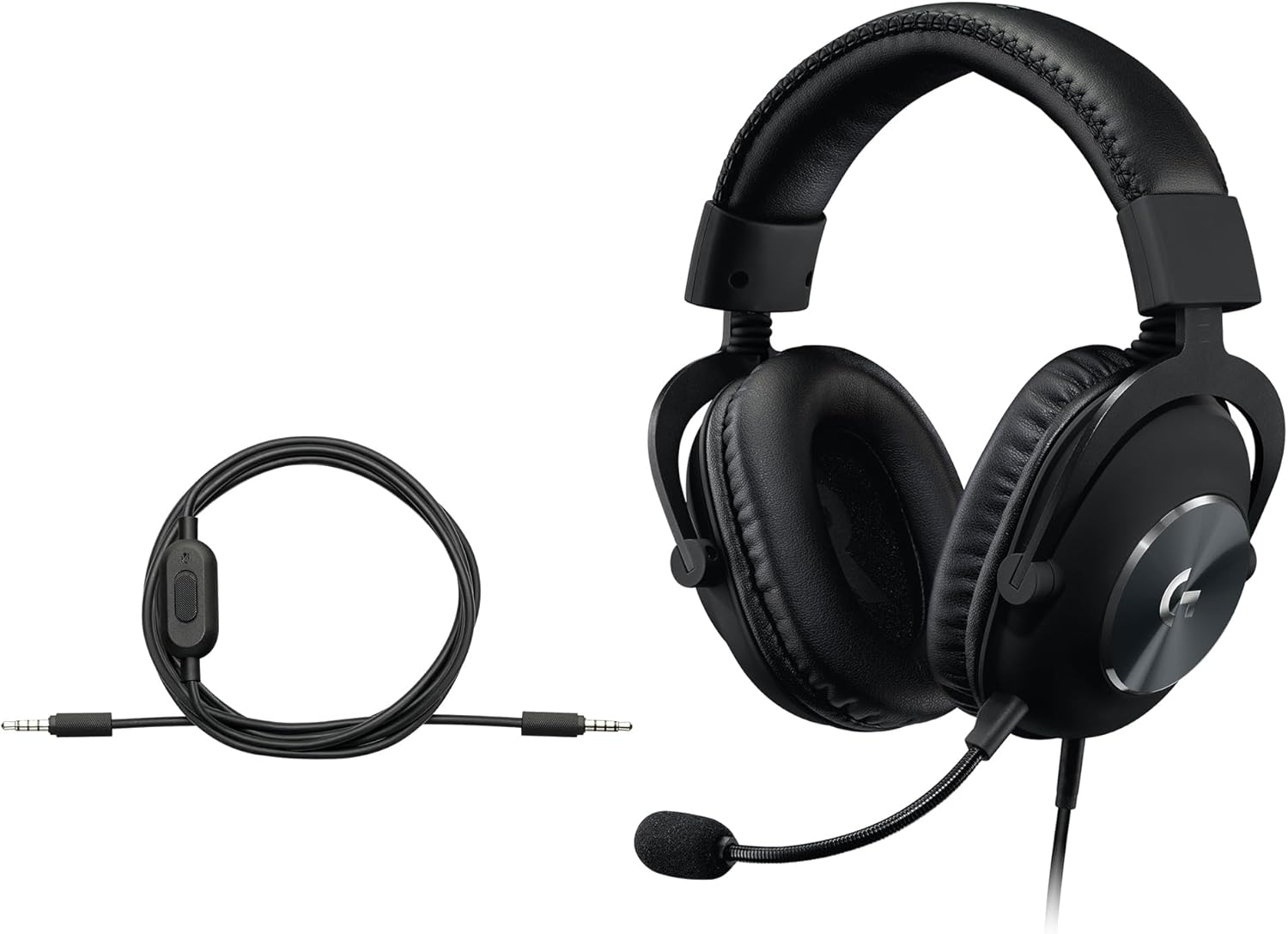 Logitech G Pro X SE Wired Gaming Headset with Microphone: Detachable Microphone, DTS Headphone:X 7.1, for PC, Xbox One, Xbox Series X|S, PS5, PS4, Includes USB DAC – Black