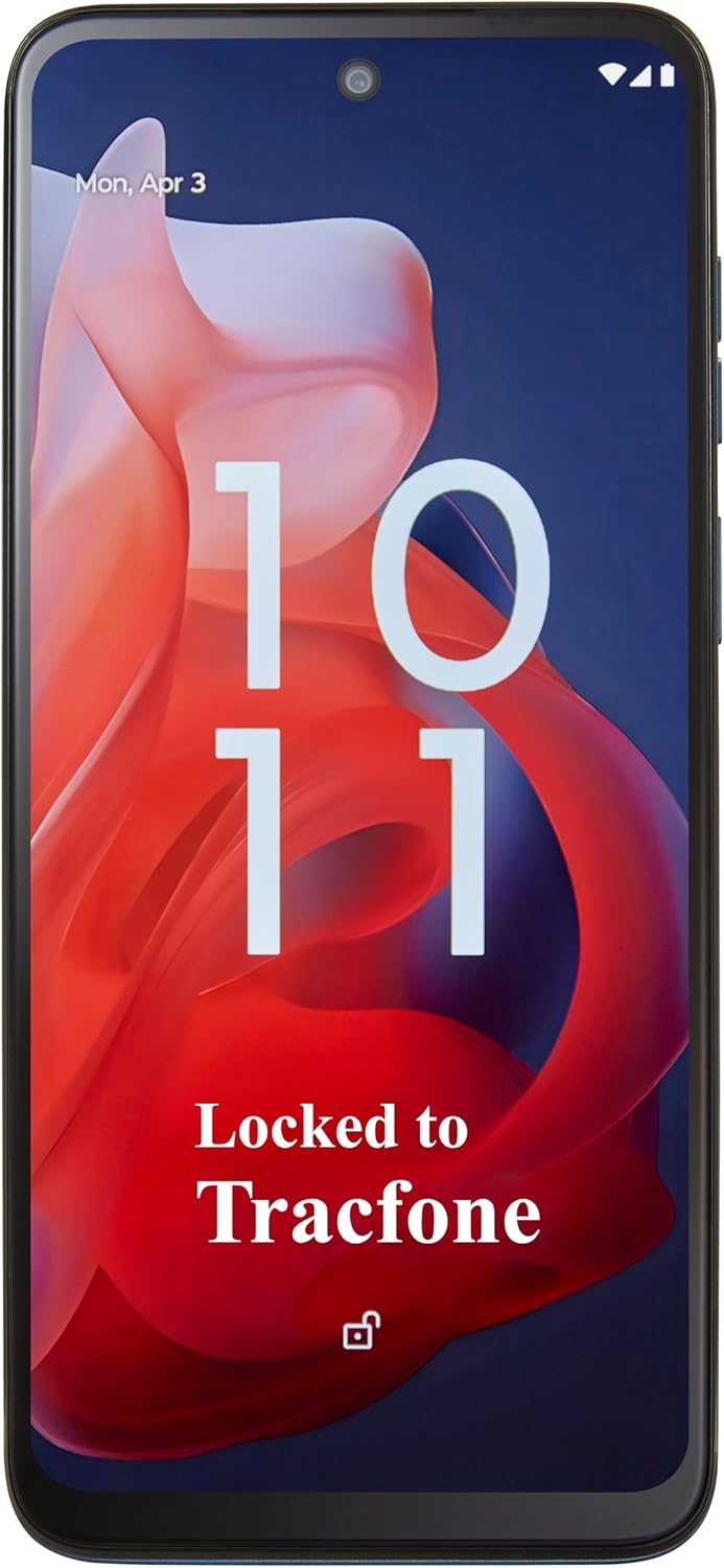 Tracfone Motorola Moto g Play 2024 [Activation Promotion] Locked to Tracfone, 64GB, Includes 1500Min/1500Txt/1500MB, 365 Days Service Plan, 6.5″ 90Hz Display, 50MP Camera, Storage 4GB RAM
