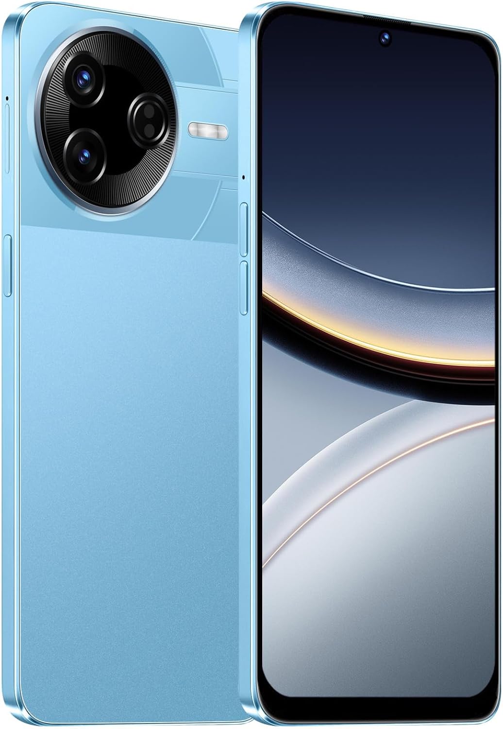 TryFirst Unlocked 4G Mobile Phones, 6.6 Inch HD+ Display, Dual SIM Dual Camera, Quad Core, 32GB ROM【Expandable up to 256GB】, Support WiFi/Bluetooth/OTG (F7 Ultra-Blue)