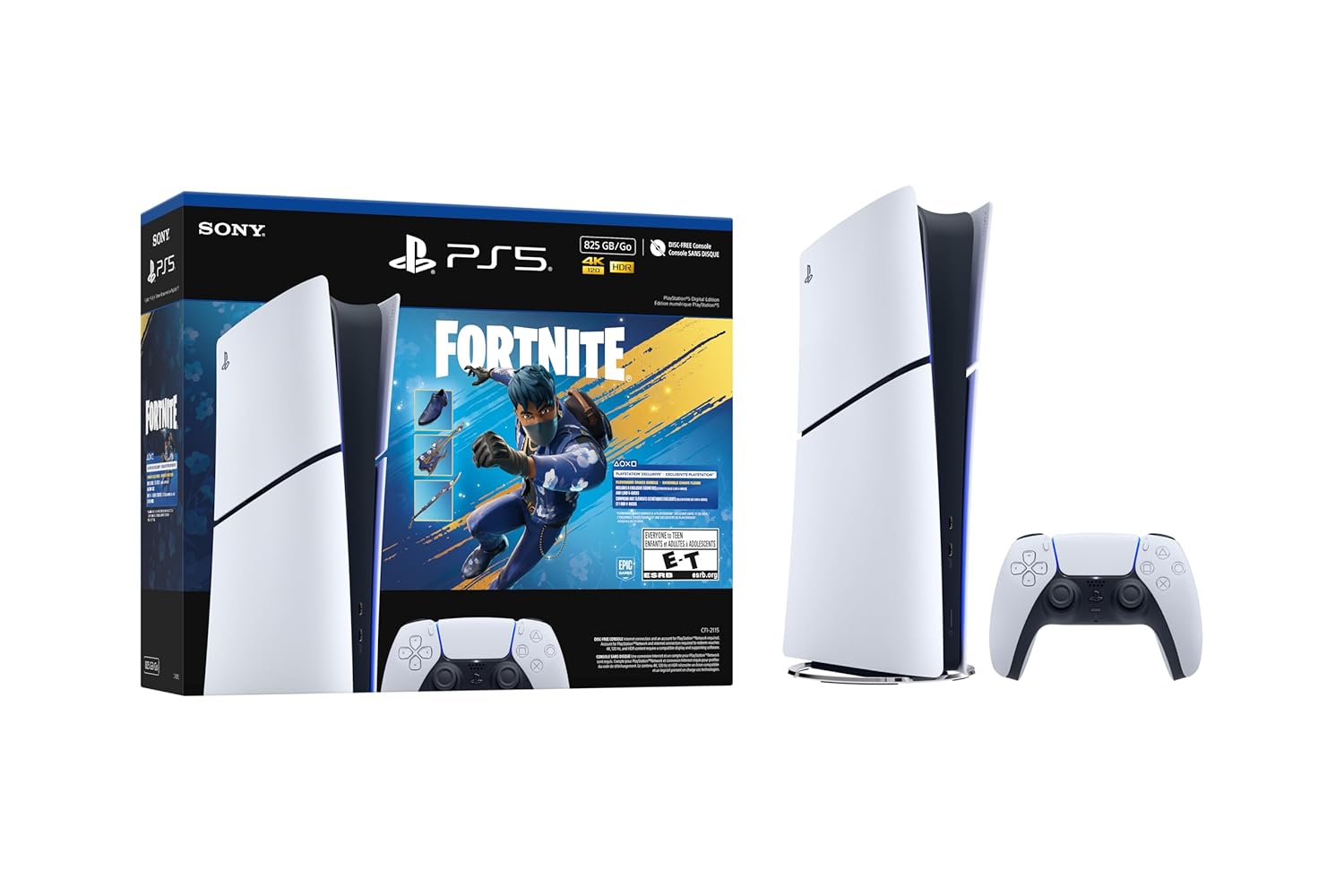 PlayStation®5 Digital Edition 825GB – Fortnite Flowering Chaos Bundle