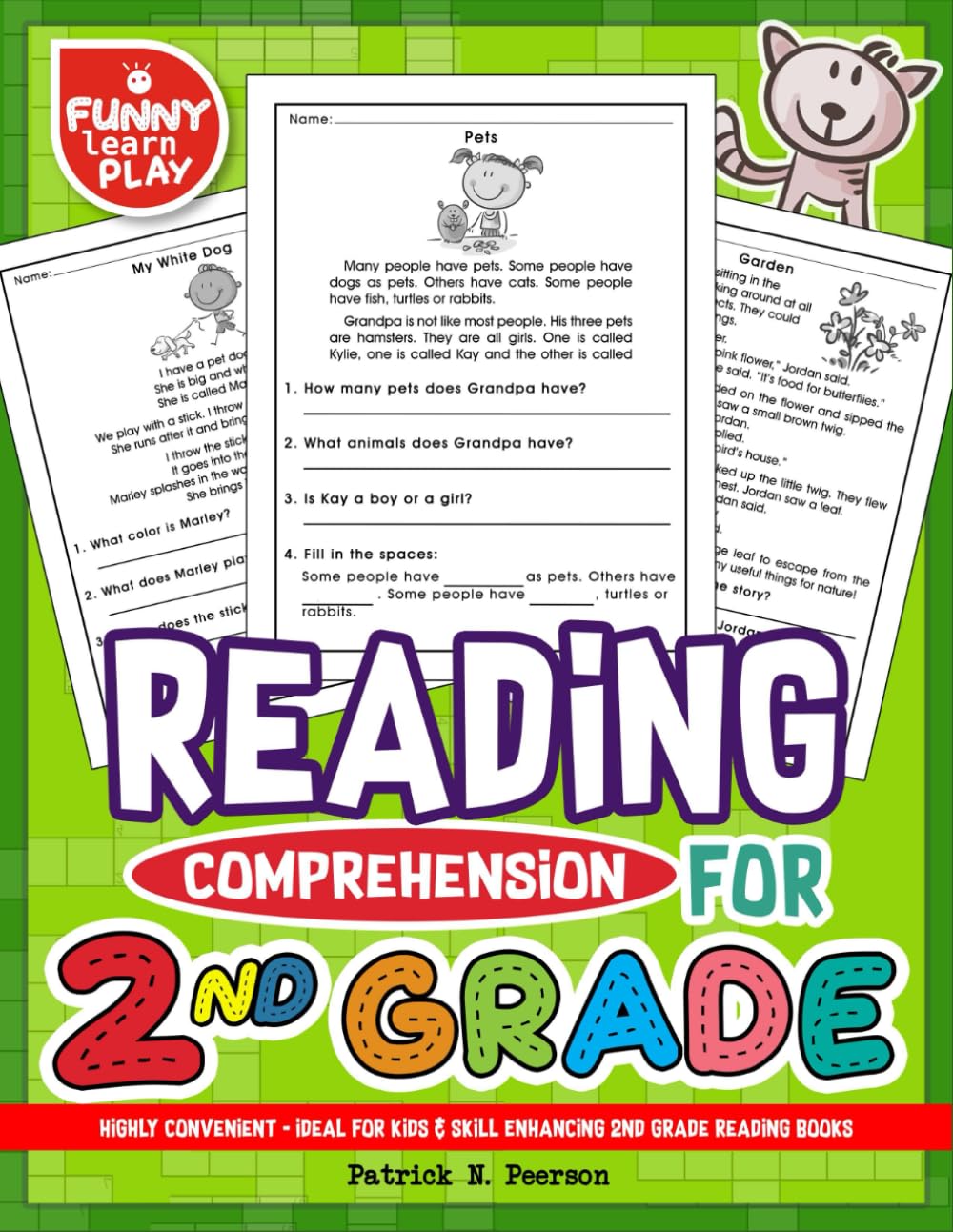 Reading Comprehension Grade 2: Highly Convenient – Ideal for Kids & Skill Enhancing 2nd Grade Reading Books (Reading Comprehension Grade 1, 2, 3 Series)