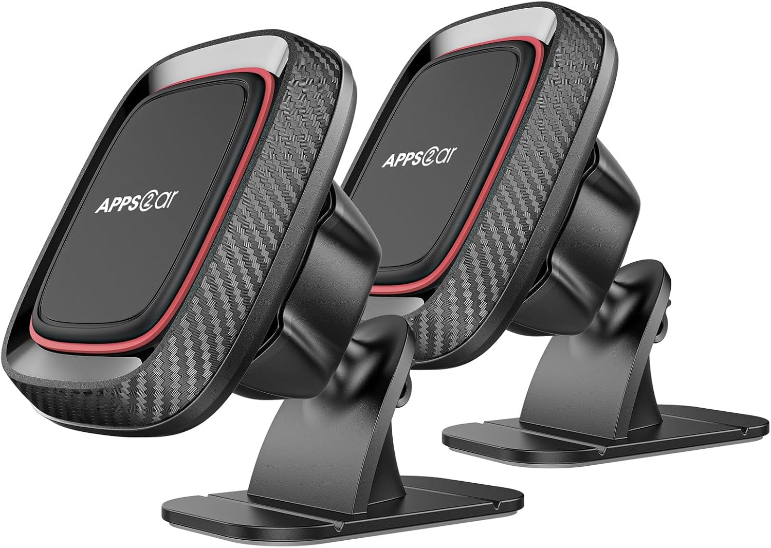 [2 Pack] Magnetic Phone Holder for Car, APPS2Car [Super Strong Magnet] Phone Mount for Car, Dashboard Magnetic Car Phone Holder Mount with Strong VHB Adhesive Mounting, Compatible with iPhone, Samsung