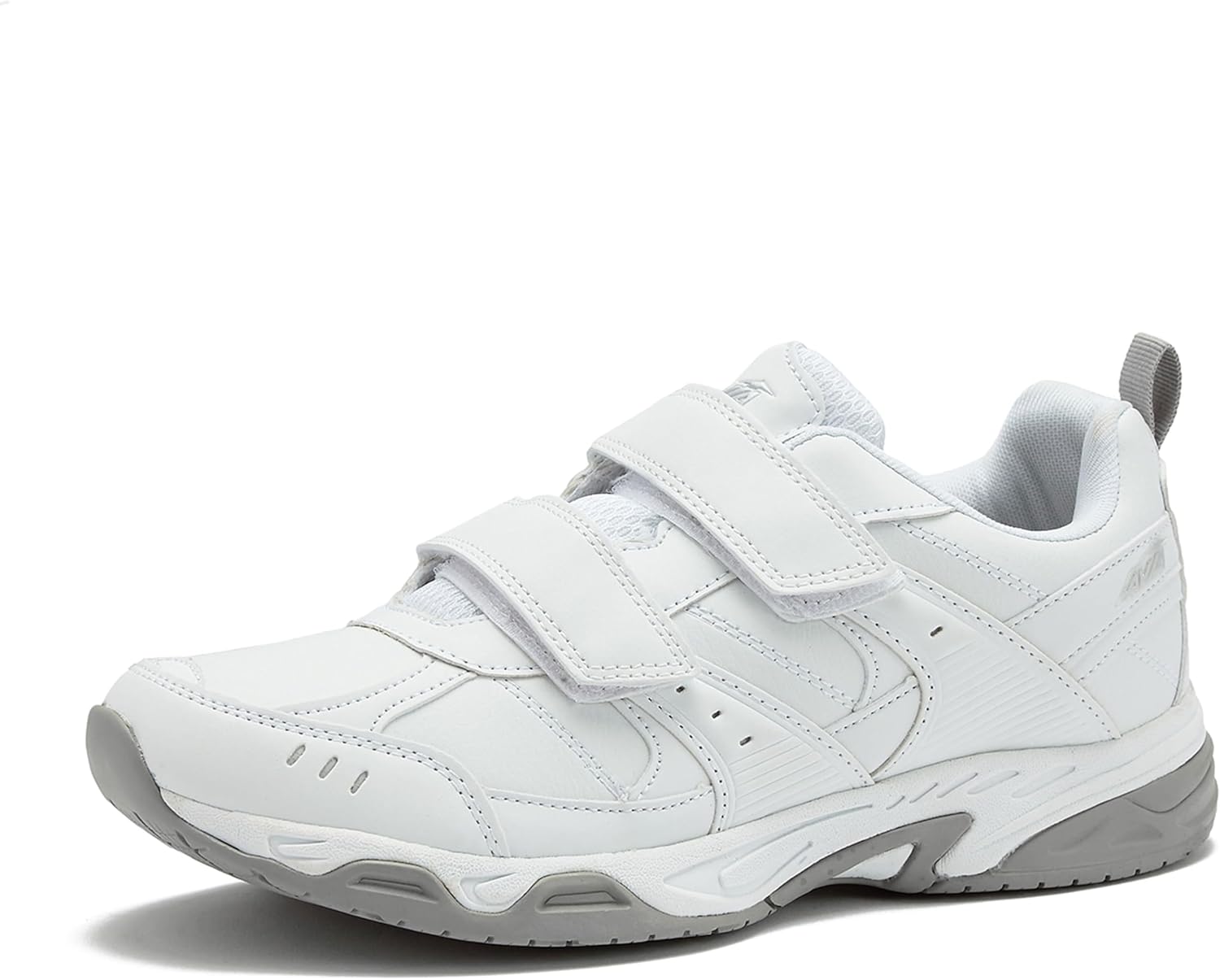 Avia Avi-Union II Strap Non Slip Shoes for Men, Hook and Loop Mens Walking Shoes with Memory Foam, Comfort Restaurant and Diabetic Shoes for Men – Black Wide or Extra Wide Width Safety Footwear