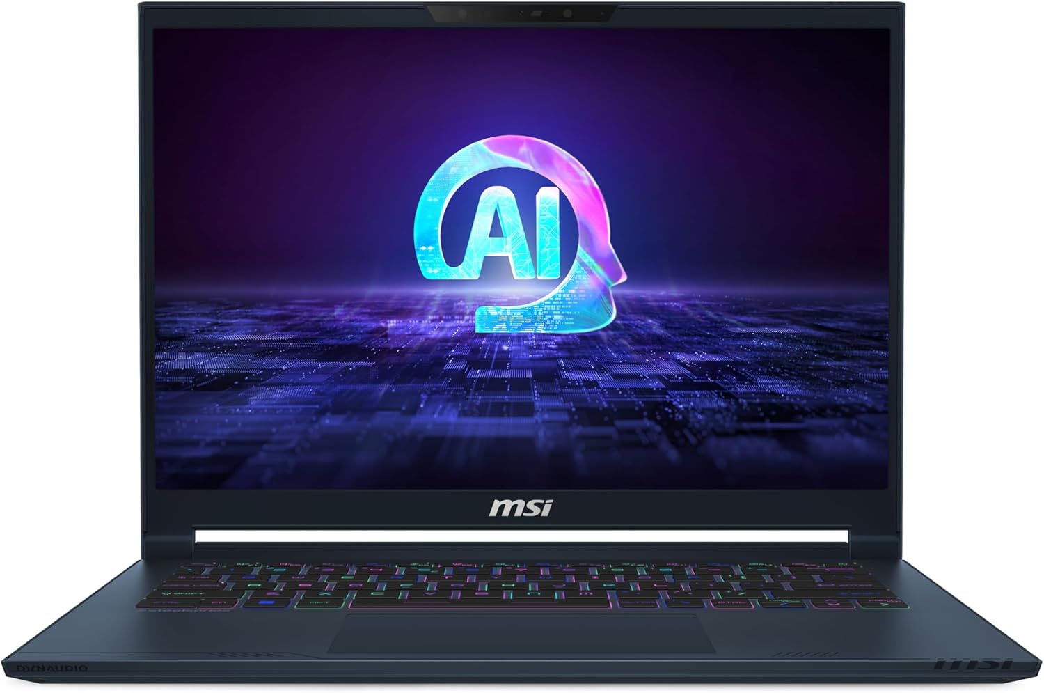 msi Stealth 14 AI Studio 14” 165Hz FHD+ Gaming Laptop: Intel Core Ultra 7-155H, NVIDIA Geforce RTX 4050, 16GB DDR5, 1TB NVMe SSD, Thunderbolt 4, Win 11 Pro: Star Blue A1VEG-090US
