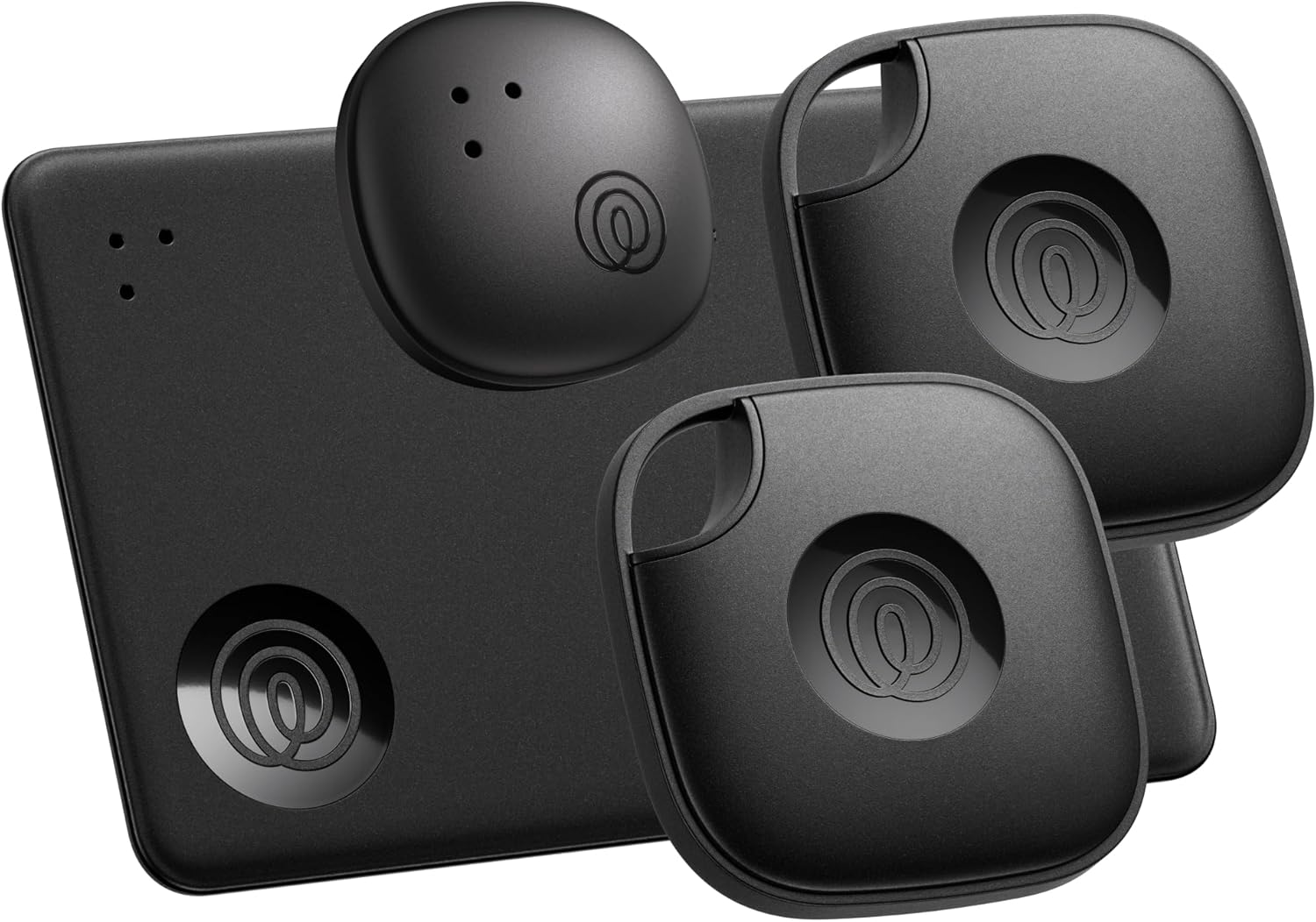 Life360 Tile Essentials – Bluetooth Trackers & Item Locators for Keys, Wallets, Remotes & More; Easily Find All Your Things. Both iOS and Android Compatible. 4-Pack (Mates/Slim/Sticker)