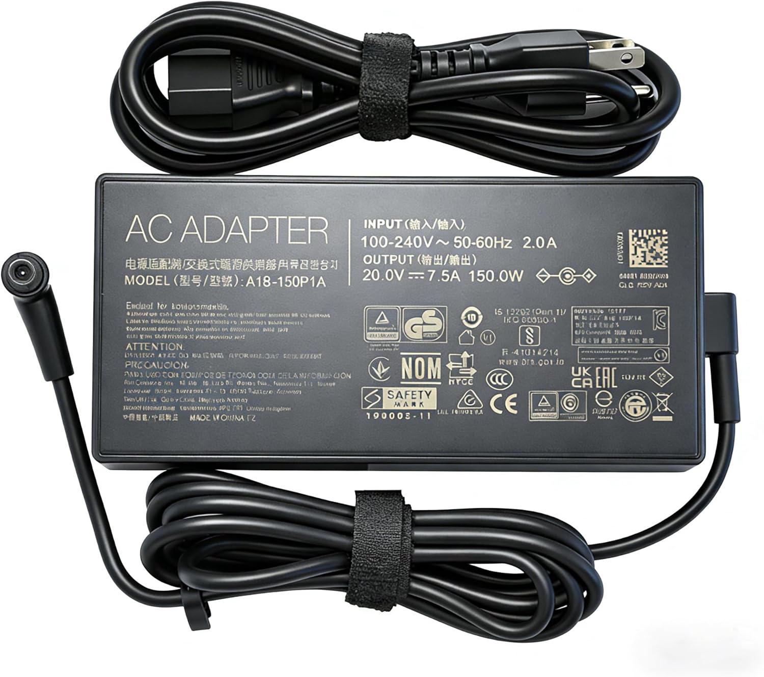150W AC Charger Compatible with Asus TUF Gaming A15-FA506 A17-FA706 F15-FX506 FX505 F17-FX706 FX705 Strix G-G531GD G531GT G731GT Strix G15-G512 A18-150P1A Gaming Laptop