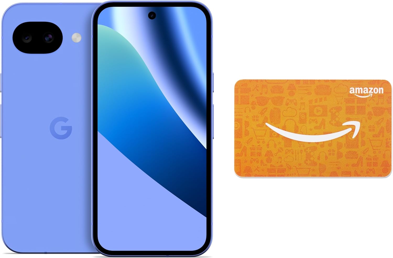 Google Pixel 10a – Lavender – 128 GB with $100 Amazon Gift Card