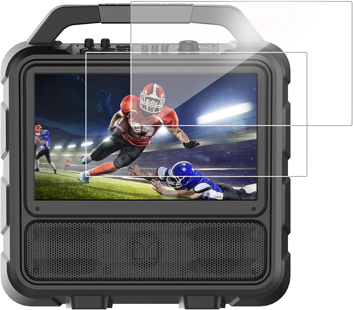 2 Pack Anti Glare Screen Protector Compatible with Monster Vision Portable Entertainment System | Anti-Glare,Clear Touch,Matte Film Skin,Anti-Scratch,Anti-Reflective