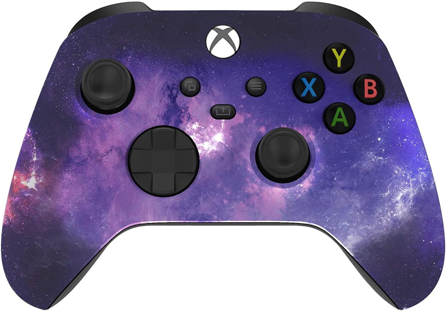 Custom Controllerzz Wireless Controller for Microsoft Xbox Series X/S & Xbox One – Custom Soft Touch Feel – Custom Xbox Series X/S Controller (X/S Galaxy)