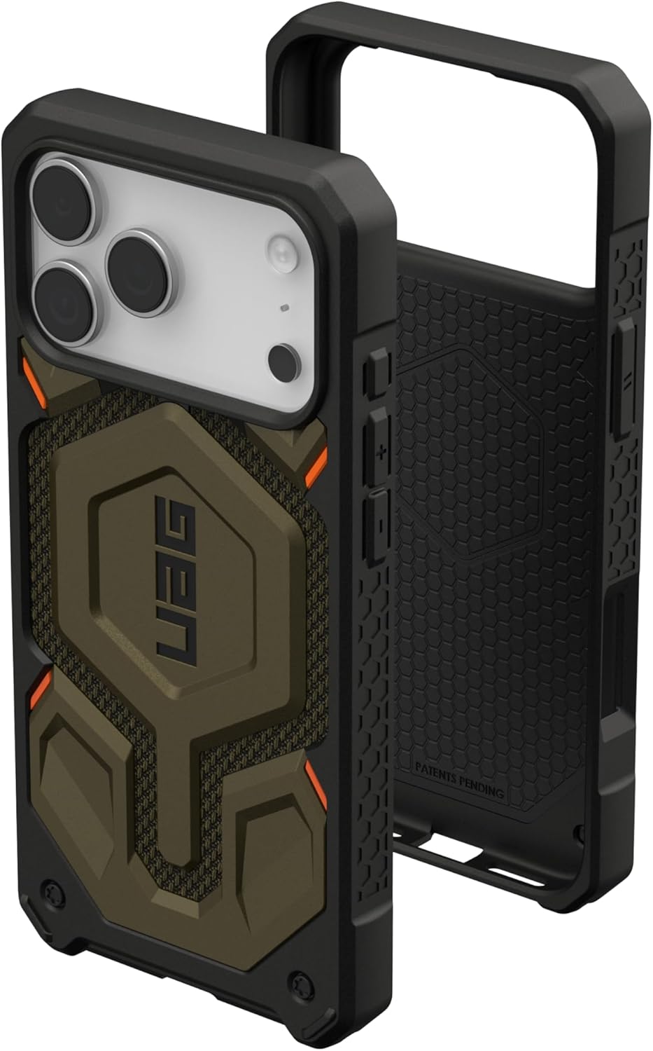 URBAN ARMOR GEAR UAG Designed for iPhone 17 Pro Max Case Monarch Pro – Compatible with MagSafe Military Grade Protective Cover, Kevlar Element Green