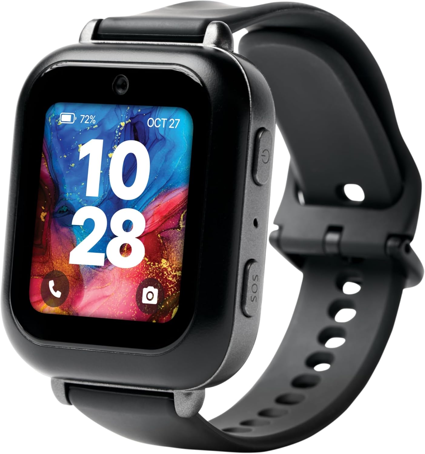 Bark Watch – Safest Smart Watch for Kids – Talk and Text – GPS Tracking – Text, Video, and Phone Monitoring – Manage All Contacts – SOS Button – CV16