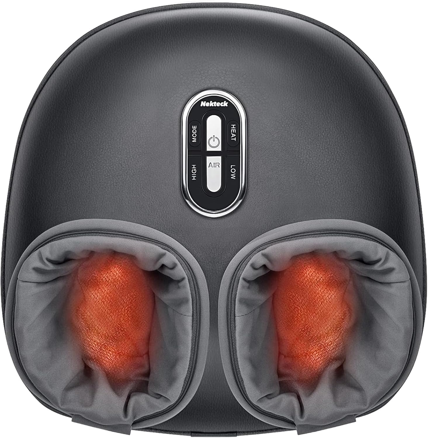 Nekteck Shiatsu Foot Massager with Heat [2026 Upgraded], 3 Modes Deep Kneading Therapy Air Compression, Feet Massage for Plantar Fasciitis, Relaxation Gifts for Men Women Mom Dad