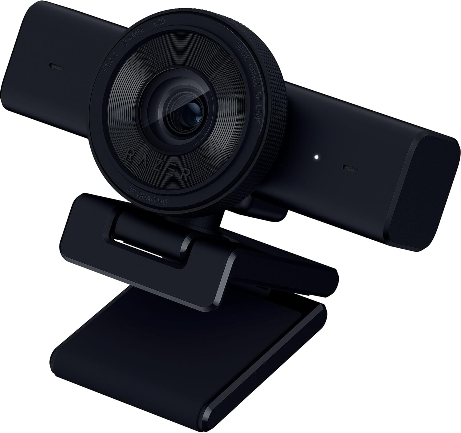 Razer Kiyo V2 X Streaming Webcam: 1440p 60 FPS – Auto Focus – Built-in Microphone – Wide Angle Lense – Integrated Privacy Shutter – Works with OBS, Xsplit, Streamlabs, Discord, Zoom, Teams – Black