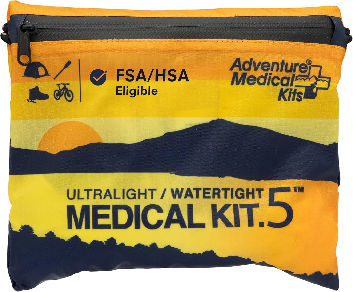 Adventure Medical Kit Ultralight/Watertight Medical Kit .5 – Up to 2 People, Up to 2 Days – Includes Bandages, Blister Essentials & More – Perfect for Hiking, Biking & Climbing