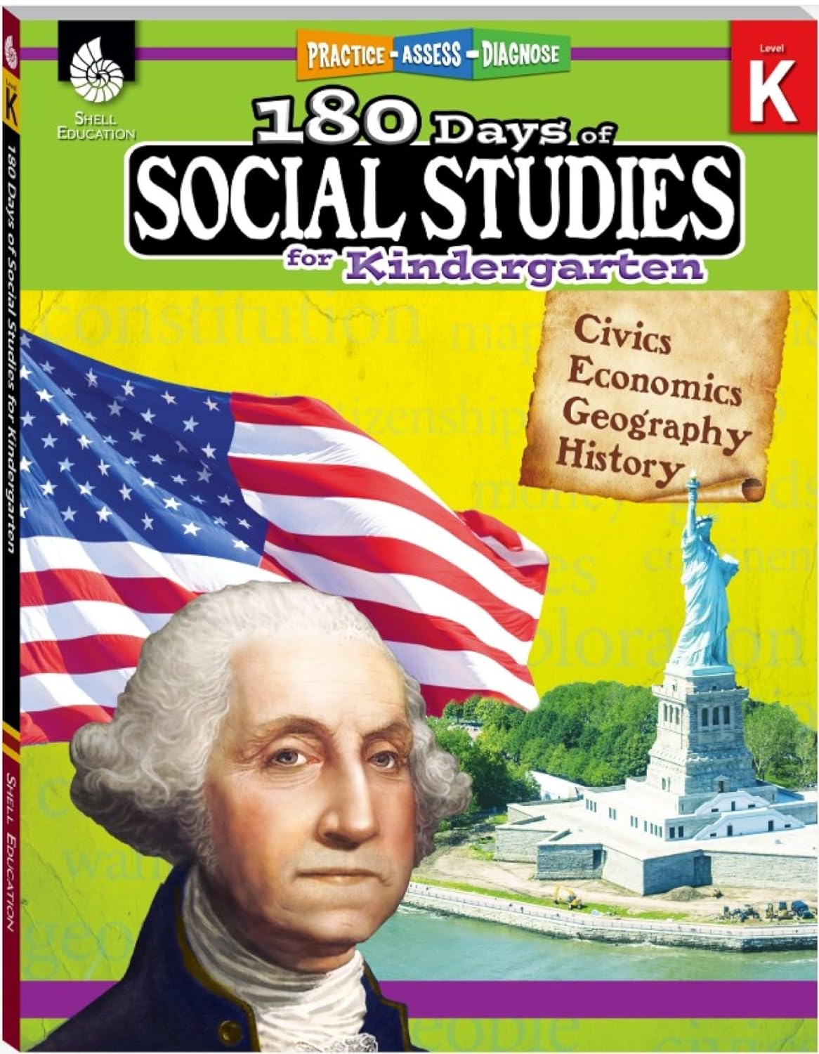 180 Days™: Social Studies, Early Elementary Social Studies for Kindergarten Practice Workbook for Classroom and Home, Cool and Fun Practice Created by Teachers