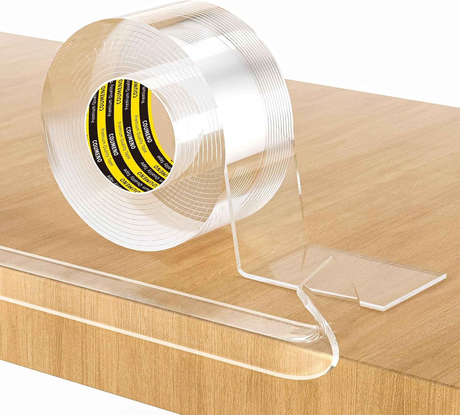 Clear Edge Protector,Safe Corner Protector, Anti-Sharp Edge Protector, for Furniture, Drawers, Tables, Cabinets 1.6inX9.84FT