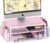 OPNICE Desk Organizers and Accessories, 2-Tier Computer Monitor Stand Riser with Drawer and 2 Pen Holders, Laptop Stand, Office Desk Accessories & Office Decor for Women, Pink