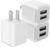 3- Pack, USB Wall Charger, Dual Port USB Cube Power Adapter Charger Plug Block Charging Box, Dual Port Wall Fast Charging Adapter, Compatible for i Phone 15 14 13 12 11