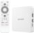 KP1 Android TV Box 2024 Google Certified 4K Streaming Device with Voice Search 2GB RAM 32GB ROM, Dolby Audio, Bluetooth 5.0 Chromecast Built-in, Smart Home Control (White)