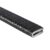 TRIM-LOK Edge Trim – Fits 1/16″ Edge, 9/16” Leg Length, 25’ Length – Single Gripping Finger – Black, Pebble Texture – Flexible PVC Edge Protector