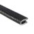 TRIM-LOK Edge Trim – Fits 1/8″ Edge, 9/16” Leg Length, 100’ Length – Single Gripping Finger – Black, Pebble Texture – Flexible PVC Edge Protector