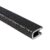 TRIM-LOK Edge Trim, Fits 3/16-Inch Edge, 17/32-Inch Leg Length, 25-Foot Length, Dual Gripping Fingers, Black Pebble Finish, Flexible PVC Construction, Plywood, Glass, and Sheet Metal Edge Protector