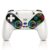 Gamrombo LED Wireless Controller for PS5, Compatible with PS5 Pro/Slim/PC, Dual Vibration, Macro/Turbo Function, 3.5mm Audio Jack, 6-Axis Motion Contro Gamepad with Speaker(White)