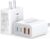 40W USB C Charger Block, 2-Pack 4-Port Type C Fast Charging Brick Dual PD&QC Wall Plug Adapter Compatible for iPhone13/14/15/16/17 Pro/Pro Max/iPad, Airpods, iwatch, Samsung Galaxy