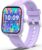 Kids Smart Watch for Boys Girls, Fitness Tracker with Heart Rate Sleep Monitor, 1.83″ Touchscreen with 12 Puzzle Games, Waterproof Activity Tracker Pedometer for Android iPhone (Purple)