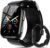 Smart Watch Blood Pressure, 1.95” Blood Pressure Watch with Air Pump Cuff, S7 Smartwatch with Blood Pressure Sleep Monitor Sports Tracking for Android iOS Supports Data Sharing, Reminder Monitoring