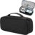 Teskyer Electronics Organizer Travel Case, Waterproof Portable Tech Accessories Pouch with Organized Compartments for Cables, Phone, Chargers, Earphone, Black