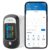 Mibest CN368R Bluetooth Pulse Oximeter – Blood Oxygen Saturation Monitor with App – SpO2, Pulse Rate, Respiration Rate, Plethysmograph and PI – Compatible with iOS & Android Smartphones – Free App