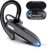Bluetooth Headset Single Ear Business Earbuds, Wireless Headphones with Mic, Wireless Earbuds with 800mAh Charging Case, 100 Hours Standby Time Bluetooth Earpiece, Earphones for Work,Trucker, Office