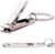 munkees Ultra-Thin Nail Clippers Keychain, Mini Foldable Nail Cutter with Key Ring, Small Portable Stainless Steel Pocket Manicure Set for Travel, Camping, & Outdoors (1-Pack)