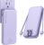 Portable Charger, 12000mAh 22.5W Fast Charging Power Bank with Built-in Cables & Wall Plug, Travel Essential External Battery Pack, USB C Battery Phone Charger for iPhone, iPad, Samsung Purple