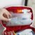 First Aid Bag – First Aid Kit Bag Empty for Home Outdoor Travel Camping Hiking, Mini Empty Medical Storage Bag Portable Pouch (Red)