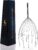 USAGA Head Massager Scalp Massager 20 Fingers Head Scratcher for Scalp Body Relaxing (Silvery)